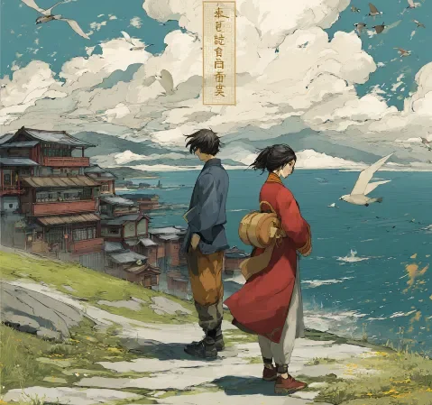 纪录片频道代表画面，野外自然景观与摄影设备